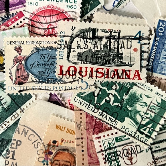 DISNEY Vintage POSTAGE stamp and USA postage stamp lot - Picture 9 of 10